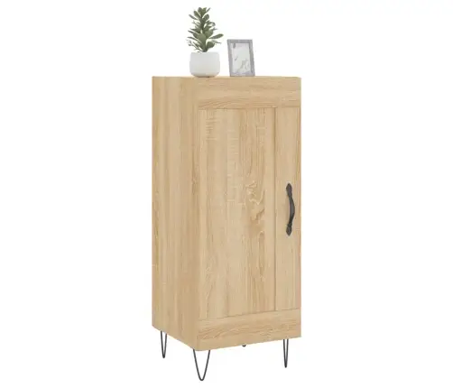 Kumode, Ozolkoka Krāsa, 34,5X34X90 Cm, Inženierijas Koks Vidaxl