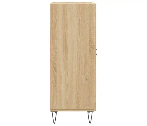 Kumode, Ozolkoka Krāsa, 34,5X34X90 Cm, Inženierijas Koks Vidaxl