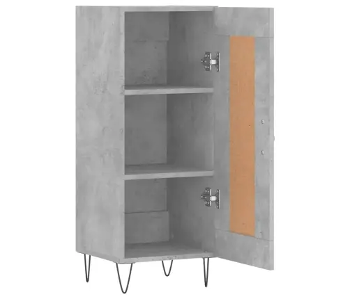 Šoninė Spintelė, Betono Pilka, 34,5X34X90cm Apdirbta Mediena