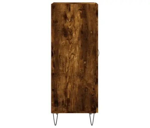 Šoninė Spintelė, Dūminio Ąžuolo, 34,5X34X90cm Apdirbta Mediena