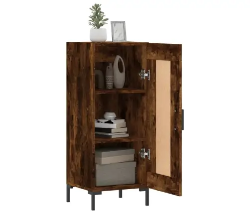 Kumode, Ozolkoka Krāsa, 34,5X34X90 Cm, Inženierijas Koks Vidaxl