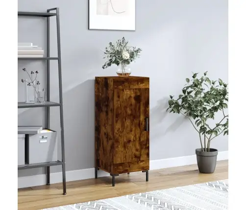 Kumode, Ozolkoka Krāsa, 34,5X34X90 Cm, Inženierijas Koks Vidaxl