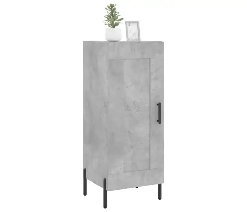 Šoninė Spintelė, Betono Pilka, 34,5X34X90cm Apdirbta Mediena
