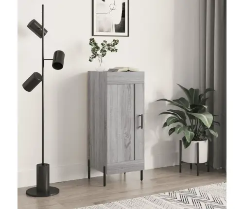 Puhvetkapp, Hall Sonoma Tamm, 34,5X34X90 cm Tehispuit