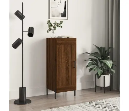 Kumode, Ozolkoka Krāsa, 34,5X34X90 Cm, Inženierijas Koks Vidaxl Kumode, Ozolkoka Krāsa, 34,5X34X90 Cm, Inženierijas Koks Vidaxl