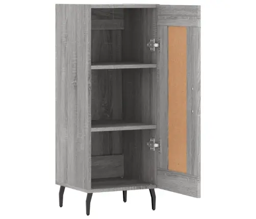 Kumode, Pelēka Ozolkoka, 34,5X34X90 Cm, Inženierijas Koks Vidaxl Kumode, Pelēka Ozolkoka, 34,5X34X90 Cm, Inženierijas Koks Vidaxl