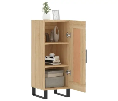 Šoninė Spintelė, Ąžuolo Spalvos, 34,5X34X90cm Apdirbta Mediena