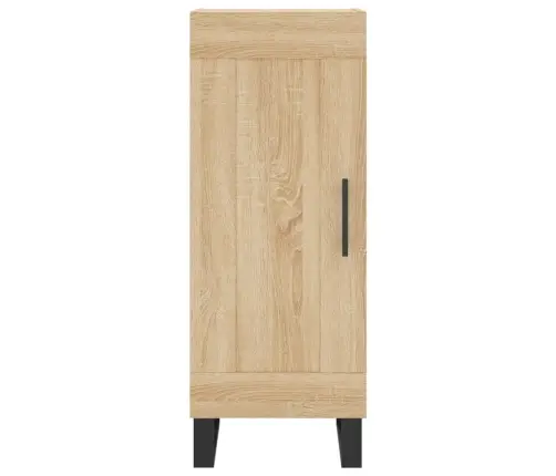 Šoninė Spintelė, Ąžuolo Spalvos, 34,5X34X90cm Apdirbta Mediena