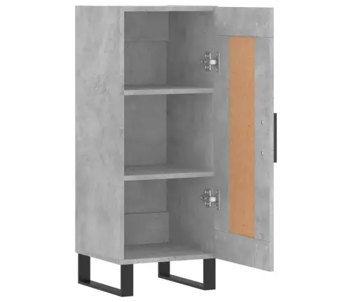 Puhvetkapp, Betoonhall, 34,5 X 34 X 90 cm Tehispuit