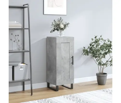 Puhvetkapp, Betoonhall, 34,5 X 34 X 90 cm Tehispuit
