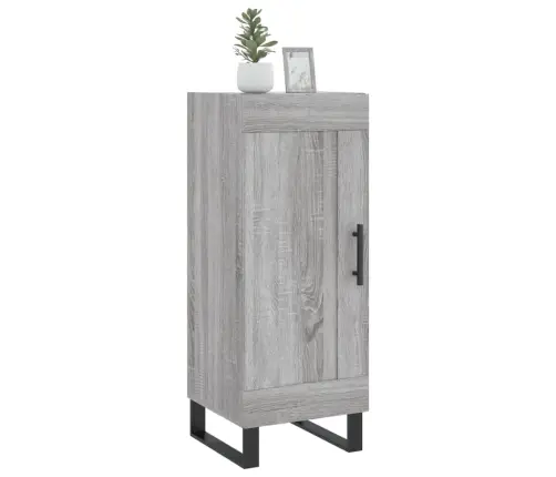 Šoninė Spintelė, Pilka Ąžuolo, 34,5X34X90cm Apdirbta Mediena