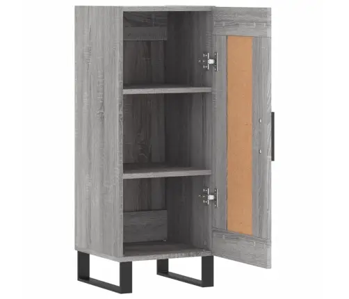 Šoninė Spintelė, Pilka Ąžuolo, 34,5X34X90cm Apdirbta Mediena