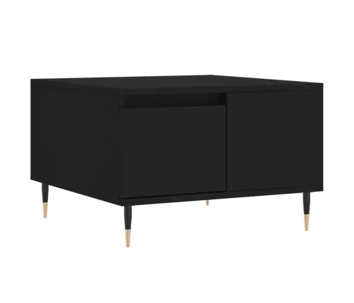 Kohvilaud, Must, 55 X 55 X 36,5 cm Tehispuit