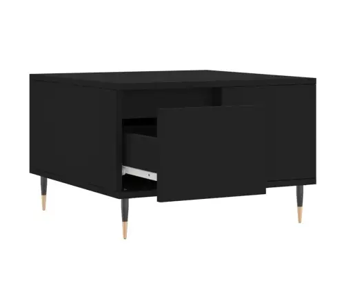 Kohvilaud, Must, 55 X 55 X 36,5 cm Tehispuit