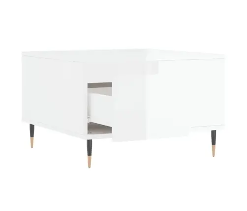 Kohvilaud, Kõrgläikega Valge, 55X55X36,5 cm Tehispuit Kohvilaud, Kõrgläikega Valge, 55X55X36,5 cm Tehispuit