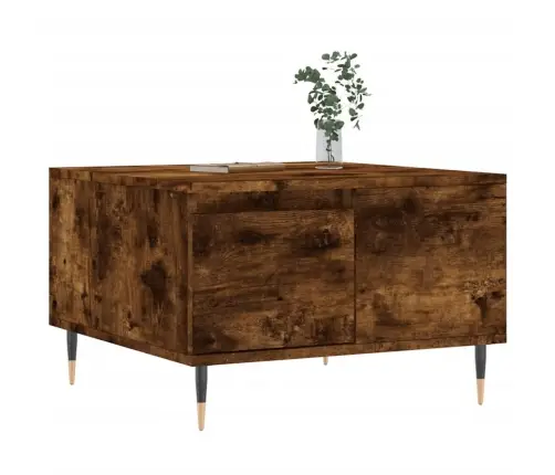 Kafijas Galdiņš, Ozolkoka, 55X55X36,5 Cm, Inženierijas Koks Vidaxl