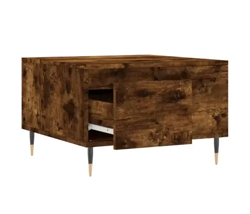 Kafijas Galdiņš, Ozolkoka, 55X55X36,5 Cm, Inženierijas Koks Vidaxl