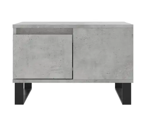 Kafijas Galdiņš, Betona Pelēks, 55X55X36,5Cm, Inženierijas Koks Vidaxl