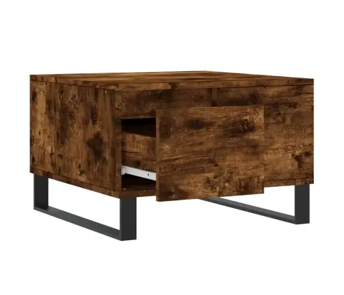 Kavos Staliukas, Dūminio Ąžuolo, 55X55X36,5cm Apdirbta Mediena Kavos Staliukas, Dūminio Ąžuolo, 55X55X36,5cm Apdirbta Mediena