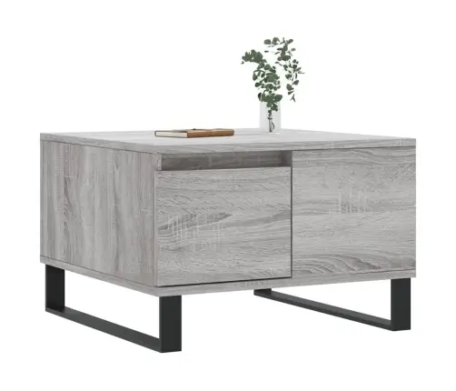 Kavos Staliukas, Pilkas Ąžuolo, 55X55X36,5cm Apdirbta Mediena Kavos Staliukas, Pilkas Ąžuolo, 55X55X36,5cm Apdirbta Mediena