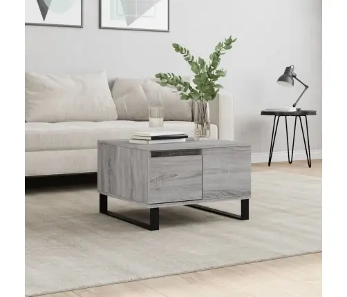 Kavos Staliukas, Pilkas Ąžuolo, 55X55X36,5cm Apdirbta Mediena Kavos Staliukas, Pilkas Ąžuolo, 55X55X36,5cm Apdirbta Mediena