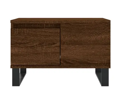 Kavos Staliukas, Rudas Ąžuolo, 55X55X36,5cm Apdirbta Mediena