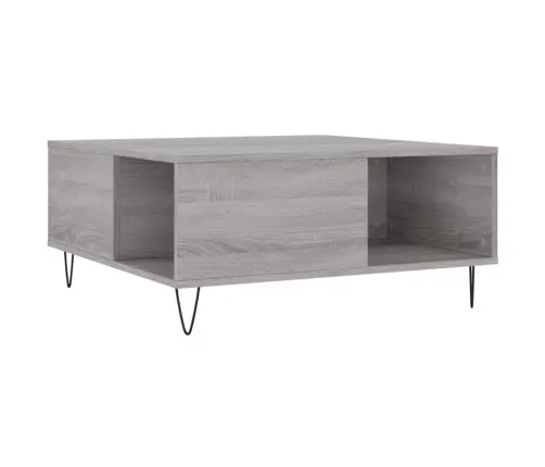 Kohvilaud, Hall Sonoma Tamm, 80X80X36,5 cm Tehispuit