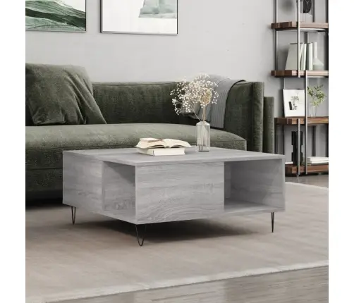 Kohvilaud, Hall Sonoma Tamm, 80X80X36,5 cm Tehispuit