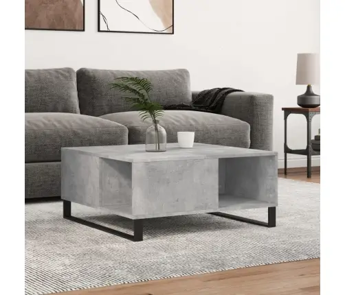 Kafijas Galdiņš, Betona Pelēks, 80X80X36,5Cm, Inženierijas Koks Vidaxl Kafijas Galdiņš, Betona Pelēks, 80X80X36,5Cm, Inženierijas Koks Vidaxl