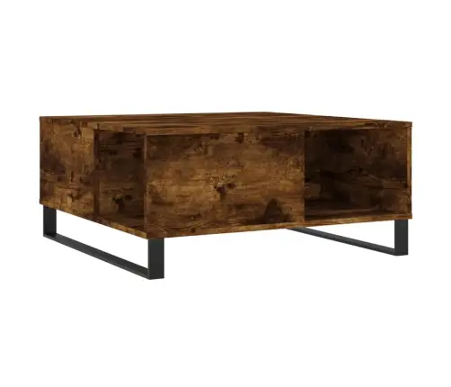 Kohvilaud, Suitsutatud Tamm, 80X80X36,5 cm Tehispuit