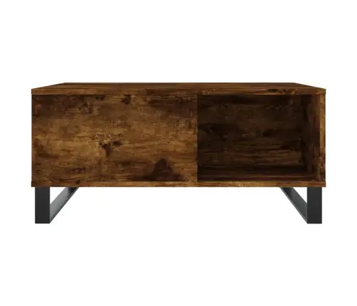 Kohvilaud, Suitsutatud Tamm, 80X80X36,5 cm Tehispuit