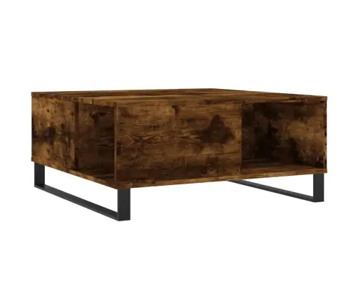 Kohvilaud, Suitsutatud Tamm, 80X80X36,5 cm Tehispuit