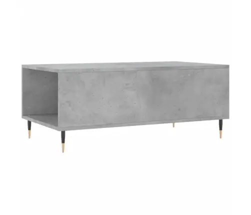 Kavos Staliukas, Betono Pilkas, 90X50X36,5cm Apdirbta Mediena Kavos Staliukas, Betono Pilkas, 90X50X36,5cm Apdirbta Mediena
