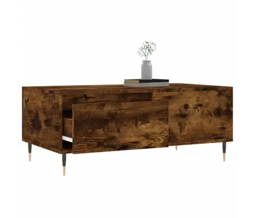 Kafijas Galdiņš, Ozolkoka, 90X50X36,5 Cm, Inženierijas Koks Vidaxl