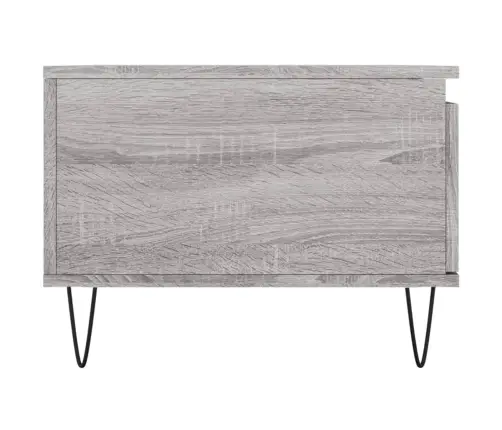 Kafijas Galdiņš, Pelēcīga Ozolkoka, 90X50X36,5 Cm Vidaxl