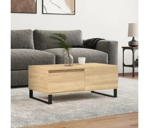 Kafijas Galdiņš, Ozolkoka, 90X50X36,5 Cm, Inženierijas Koks Vidaxl Kafijas Galdiņš, Ozolkoka, 90X50X36,5 Cm, Inženierijas Koks Vidaxl