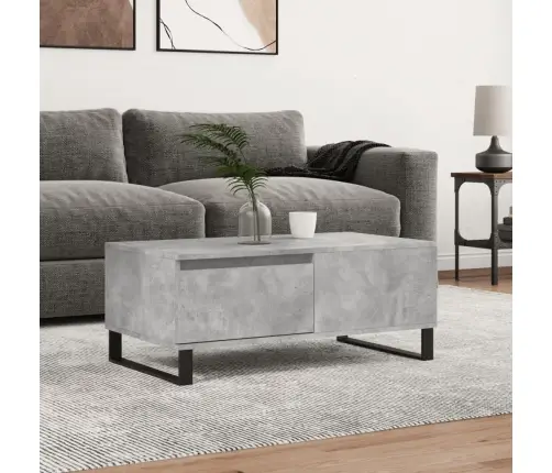 Kafijas Galdiņš, Betona Pelēks, 90X50X36,5Cm, Inženierijas Koks Vidaxl Kafijas Galdiņš, Betona Pelēks, 90X50X36,5Cm, Inženierijas Koks Vidaxl