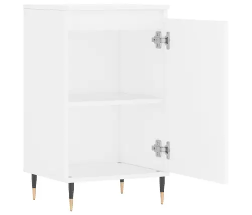 Kumode, Balta, 40X35X70 Cm, Inženierijas Koks Vidaxl