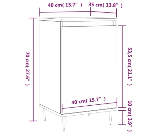 Kumodes, 2 Gab., Baltas, 40X35X70 Cm, Inženierijas Koks Vidaxl Kumodes, 2 Gab., Baltas, 40X35X70 Cm, Inženierijas Koks Vidaxl