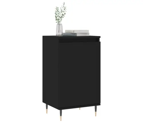 Kumodes, 2 Gab., Melnas, 40X35X70 Cm, Inženierijas Koks Vidaxl