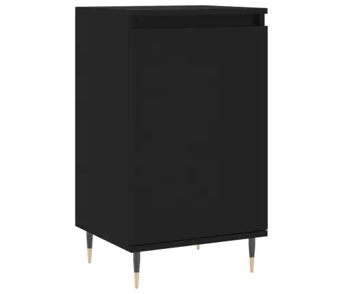 Kumodes, 2 Gab., Melnas, 40X35X70 Cm, Inženierijas Koks Vidaxl