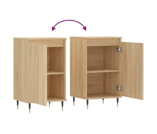 Kumode, Ozolkoka Krāsā, 40X35X70 Cm, Inženierijas Koks Vidaxl