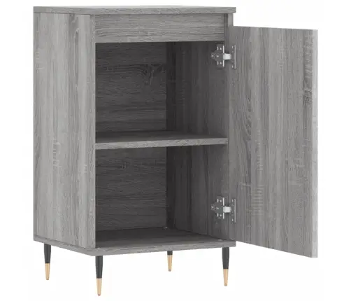 Kumode, Pelēka Ozolkoka, 40X35X70 Cm, Inženierijas Koks Vidaxl