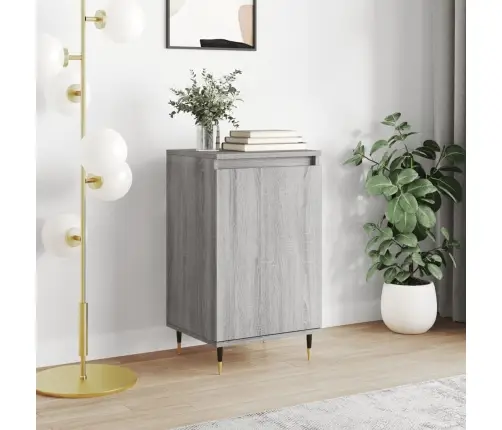 Kumode, Pelēka Ozolkoka, 40X35X70 Cm, Inženierijas Koks Vidaxl