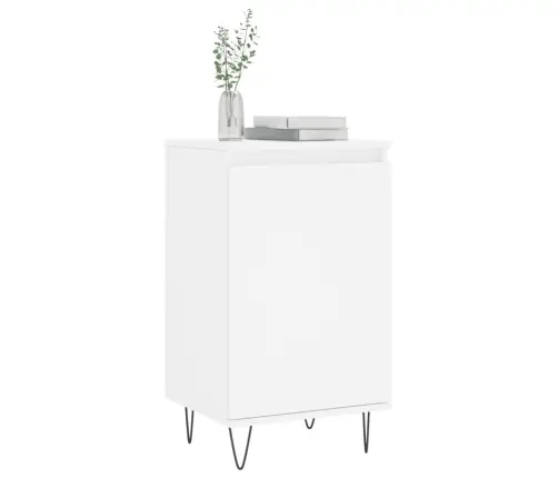 Kumodes, 2 Gab., Baltas, 40X35X70 Cm, Inženierijas Koks Vidaxl