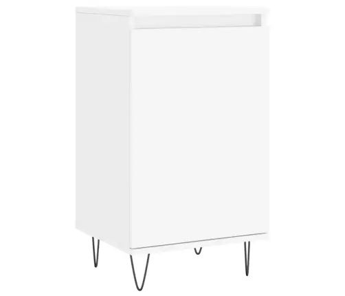 Kumodes, 2 Gab., Baltas, 40X35X70 Cm, Inženierijas Koks Vidaxl