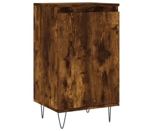 Šoninės Spintelės, 2Vnt., Dūminio Ąžuolo, 40X35X70cm Mediena