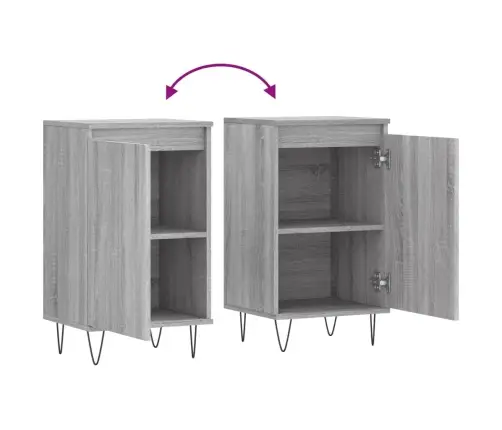 Puhvetkapp, Hall Sonoma Tamm, 40 X 35 X 70 cm Tehispuit