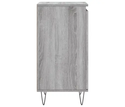 Šoninės Spintelės, 2Vnt., Pilkos Ąžuolo, 40X35X70cm Mediena