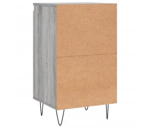 Šoninės Spintelės, 2Vnt., Pilkos Ąžuolo, 40X35X70cm Mediena